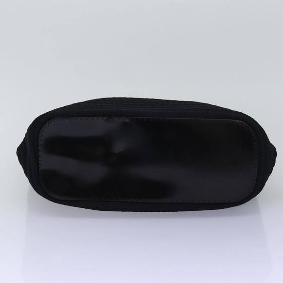 GUCCI Bamboo Hand Bag Canvas Black 002 1998 0441 Auth ep4202 - Picture 5 of 16